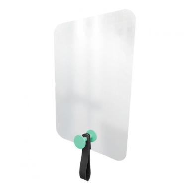 Imagem de Espelho Funcional Hook Verde Alça Preta 60x40 cm Retangular - e2g Desi