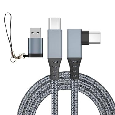 Imagem de Daconovo Cabo de transferência de dados de alta velocidade do cabo da ligação de vr apropriado para o pc da conexão do jogo do fone de ouvido da realidade virtual