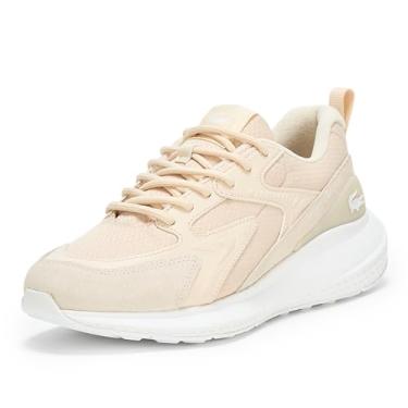 Imagem de Lacoste Tênis masculino L003 Evo, Tan/branco, 44