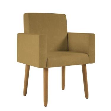Imagem de Cadeira Decorativa para Quarto  Balaqui Decor, Capuccino