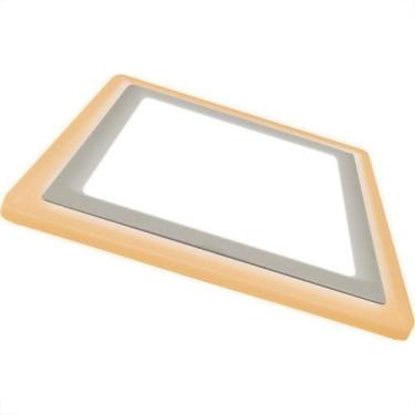 Imagem de Luminaria Led Plafon Taschibra Dual Color Embutir Quadrada 18/6W 24Cm