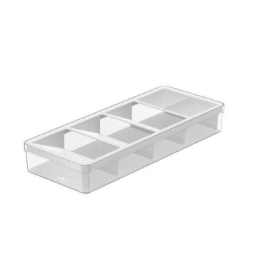 Imagem de Organizador De Talher Clear Branco - Ou