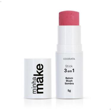 Imagem de Stick 3 Em 1 Malva 5G Minha Make Odorata Sombra Batom Blush