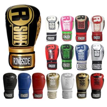 Imagem de Ringside Luva unissex adulta preta/dourada 396 g, preta/dourada, 396 g EUA
