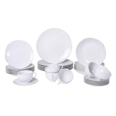 Imagem de Aparelho De Jantar Tramontina Atena Em Porcelana Decorada 30 Peças Tra
