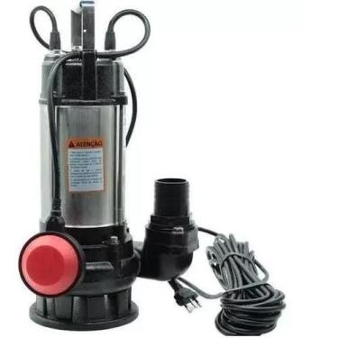 Imagem de Bomba Submersa Limpa Fossa Aço Inox 1hp 750w Worker, 220V
