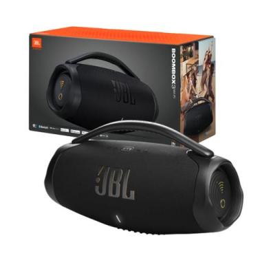 Imagem de Caixa de Som JBL Boombox 3 Com Wifi Black Preto Original NF Garantia 1