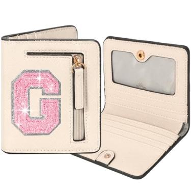 Imagem de OYLOLA Presentes de Natal para meninas adolescentes carteira RFID mulheres presente de aniversário para meninas 4 5 6 7 8 9 10 11 12 13 anos de idade meninas moda moda meninas presentes, Bege, G