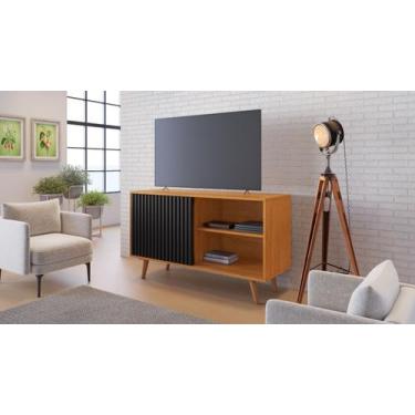 Imagem de Rack carinho para tv 43'' com pés e porta de correr - JCM MOVELARIA, C