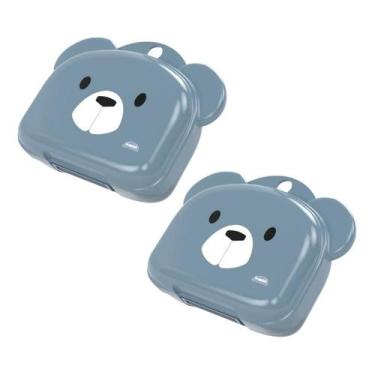 Imagem de 2 Saboneteira Ludica Infantil Porta Sabonete Bolsa Viagem - PLASUTIL, 