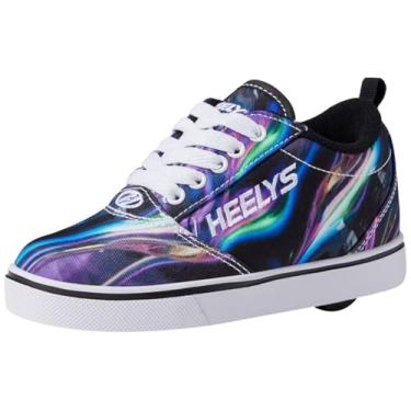 Imagem de Heelys Tênis de skate feminino com rodas, Preto/Multi/Galaxy, 21