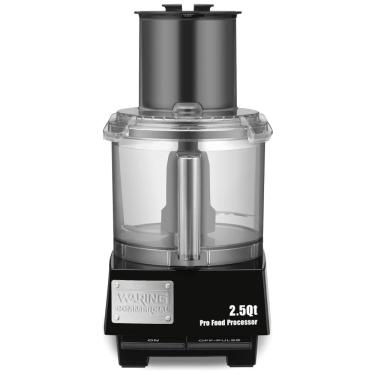 Imagem de Processador de Alimentos 2,3L com Calha de Alimentação Grande, Acessórios Inclusos e Plugue de 5 a 15 Fases, 110V, Waring WFP11S, Preto