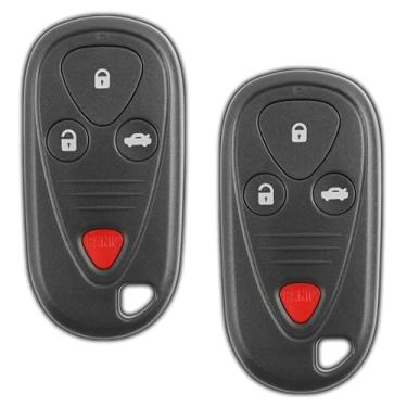 Imagem de KeylessOption chave de controle remoto de entrada sem chave para chave de carro substituição para OUCG8D-387HA (pacote com 2)
