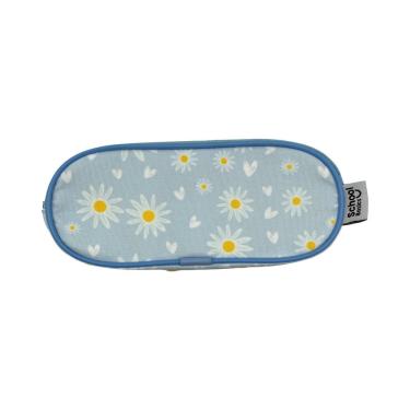 Imagem de Estojo Duplo Estampas Sortidas Kit 4 Compacto School Basics Tecido Resistente