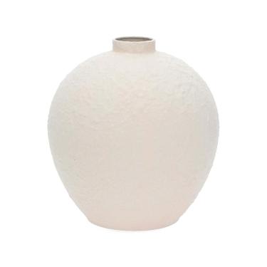 Imagem de Vaso em metal rustico branco mart 31,5CM