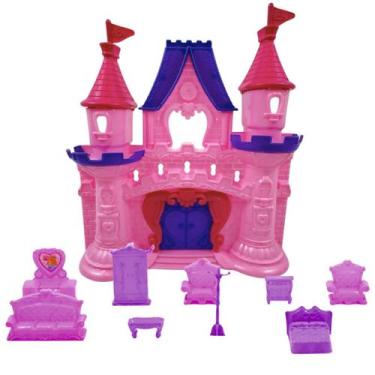 Imagem de Castelo Princesa Castelinho Rosa Brinquedo Infantil - Mili Multicoisas