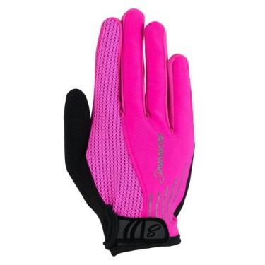 Imagem de Luva Para Ciclismo Rosa Touch Screen Fechada Savancini (1653-003), P