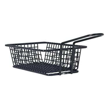 Imagem de Akozon French Fry Basket - Comida por Cesta para Lanches Fritos, Perfeitos para Batatas Fritas, Anéis de Cebola, Nachos e Mais - Ideal para Restaurantes, Festas e Uso Doméstico (Retângulo)