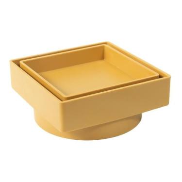 Imagem de Ralo Oculto 10x10 Invisível Inteligente Piso / Porcelanato - GROTO STO
