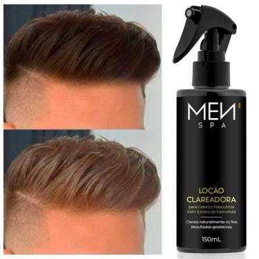 Imagem de Loção Clareadora Para Cabelo E Barba Masculino 150Ml Menspa