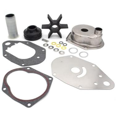 Imagem de QUICKMARINER Kit De Reparo Do Impulsor Da Bomba D'Água Quickmarine 812966A12 Para Motores Popa Mercury Marine Force 30-75 Hp, Substituição 46-812966A12, 46-812966A11 E Motor Barco Sierra 18-3690