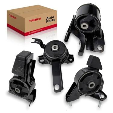 Imagem de TAHIKO Conjunto De Montagem Transmissão Do Motor 4 Peças Compatível Com Toyota Corolla 1.8L 3 Spd Automático 1998 1999 2001 2002 Substitui A7256 A7243 A7254 A7258