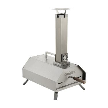 Imagem de Forno de pizza portátil a carvão Broiler aço inoxidável