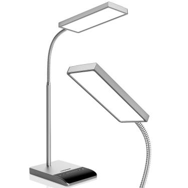 Imagem de Lâmpada de mesa LEPOWER 800LM LED de leitura 50 modos de iluminação cinza