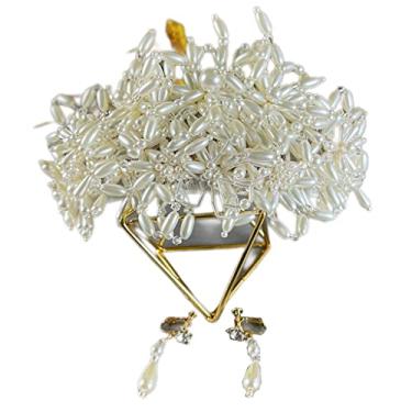 Imagem de Coroa de cristal para casamento, tiara de pérola, tiara de noiva, joias de cabeça, tiaras de pérolas de casamento para mulheres, diadema Queen, acessórios de cabelo para noivas