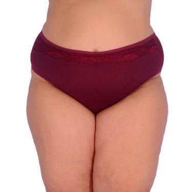 Imagem de Calcinha Plus Size Conforto Renda Microfibra - Dakota Lingerie e Modas