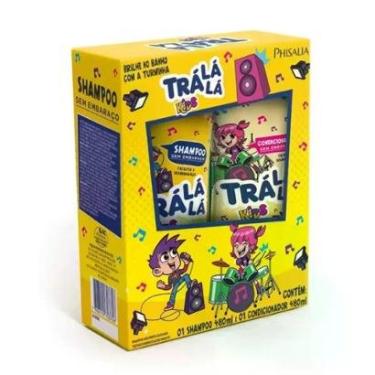 Imagem de Kit Tra Lá Lá Kids sem Embaraço Shampoo 480ml Condicionador-Unissex