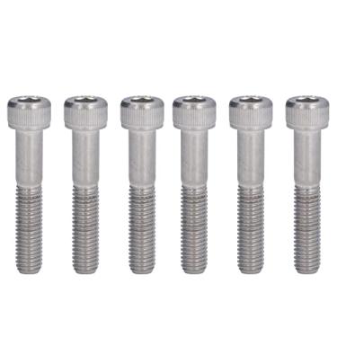 Imagem de Variedade de Parafusos de Soquete Sextavado, 10 Unidades de Tampas de Cabeça Cilíndrica M10 Parafusos de Máquinas Industriais Parafusos de Soquete Sextavado A2-70 Em Aço