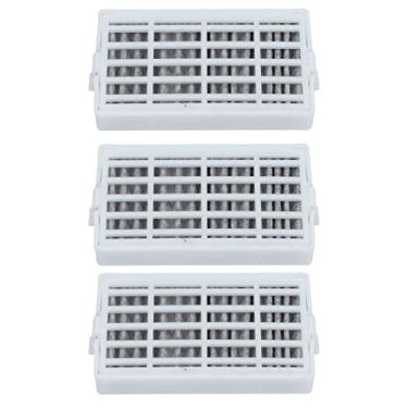Imagem de Filtro de Ar do Refrigerador, Adequado para Refrigerador W10311524 AIR1 RAF1180 3 Unidades 3,3 X 1,7 0,5 Em F Filtros de água Filtro de Substituição de Tela Fit