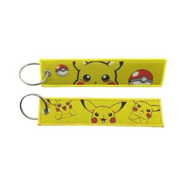 Imagem de Chaveiro Bordado Jet Pokémon - Porta-Chaves de Anime, Kp01