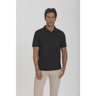 Imagem de Polo Manga Curta Lisa Com Bolso