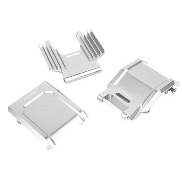 Imagem de BeaxTurbo Racing Upgrade Parts CNC Aluminum 7075 Crash Structure/Pull Rod Knuckle/Skid PLT for losi pro Moto mx 1/4 (Silver)