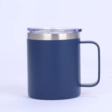Imagem de Caneca Térmica Pequena 350ML com Tampa Café Chá Água Portátil Compacta