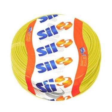 Imagem de Fio Cabo Flexível 100 metros 750V 1,5mm Amarelo Sil