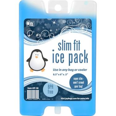 Imagem de Jay Bags Pacote de gelo slim fit para coolers, lancheiras e lancheiras, reutilizável, tamanho 21,5 x 15,2 x 1,2 cm, 1 pacote
