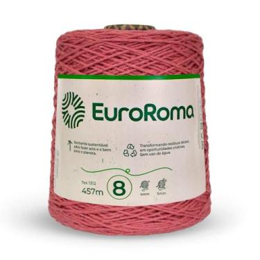 Imagem de Barbante EuroRoma Colorido nº08 600g, MALVA
