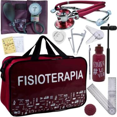 Imagem de Kit Fisioterapia Fita Imc Goniometro Grande Pequeno Fisio - Love Saude