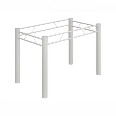 Imagem de Base Para Mesa De 140x75 Paris Liso Branco Teixeira Branco