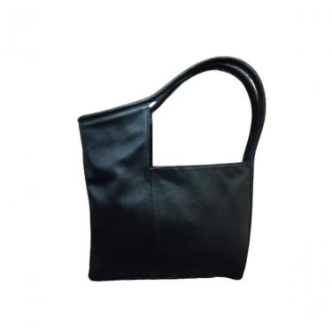 Imagem de Bolsa De Couro Feminina Pictures Cor Preto