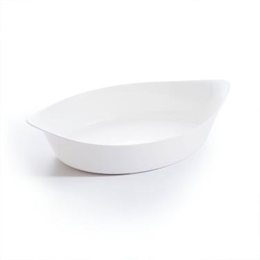 Imagem de Travessa Oval Em Vidro 28cm Smart Cuisine Luminarc Branca