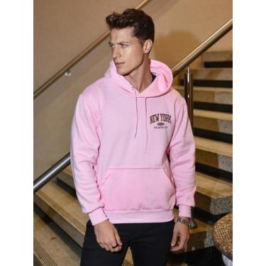 Imagem de Moletom Masculino Com Estampa New York Casual e Descolado - Gisele Fre