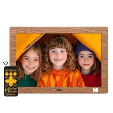 Imagem de KODAK Porta-Retratos Digital De 8", Tela Hd Ips 1280X800 Com Controle Remoto, Memória 32 Gb, Rotação Automática (Cáqui - Sem Wi-Fi)
