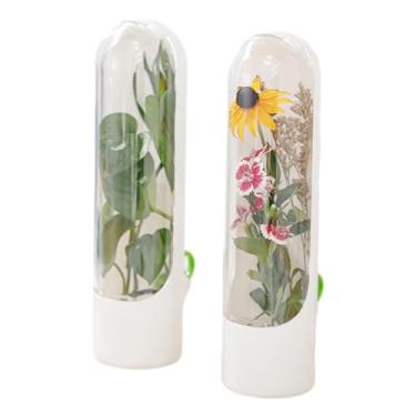 Imagem de EMVANV 2 Peças De Recipiente Para Ervas Frescas, Protetor, Protetor Geladeira, Armazenamento, Verduras, Aspargos, Utensílios Práticos Cozinha, Coentro (2 Peças)