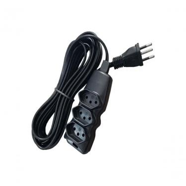 Imagem de Extensao Megatron Pp Plano 3x0,75x10,0m Ate 220v Preto