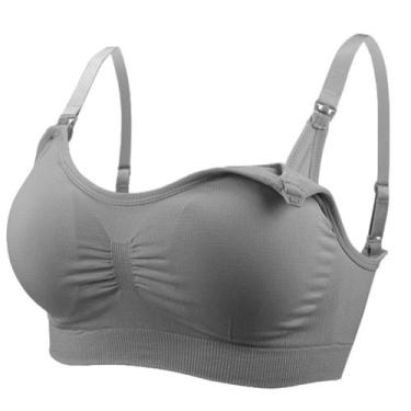 Imagem de Sutia Amamentação Reforçado Lingerie Roupa Maternidade Bojo - SOPHIA M