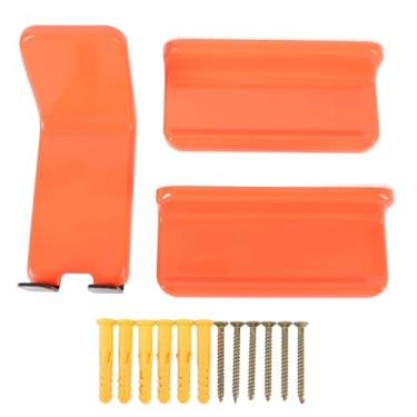 Imagem de Ciclo de montagem na parede suporte de ciclismo de pedal de pedal de parede de parede para garagem para armazenamento em casa estrada ciclo montanhoso Anti Scratch Durável aço (Vermelho laranja)